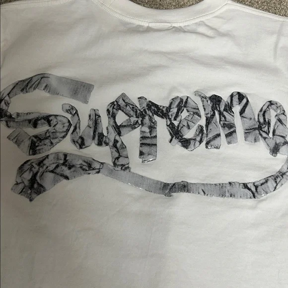 Supreme Back Logo White Tee New - Picture 4 of 4